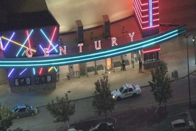 The Aurora Mall's movie theater after the shooting